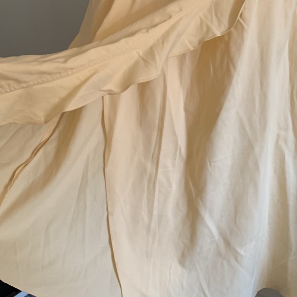 Oliver Bonas cloud frilled midi dress buttermilk size 12‎ NWT ruffle tie back - Picture 8 of 13